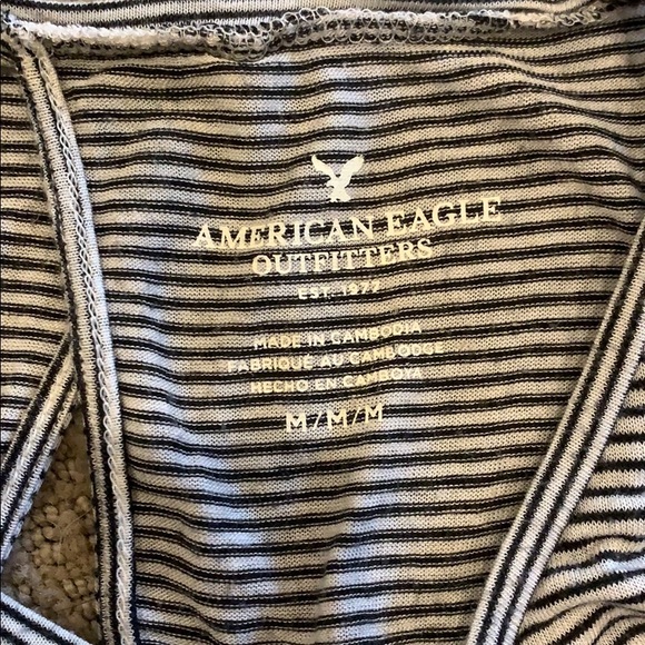 Open back striped tank top - Picture 3 of 3